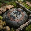 Bransoletka miedziana na kostkę – spiralne fale